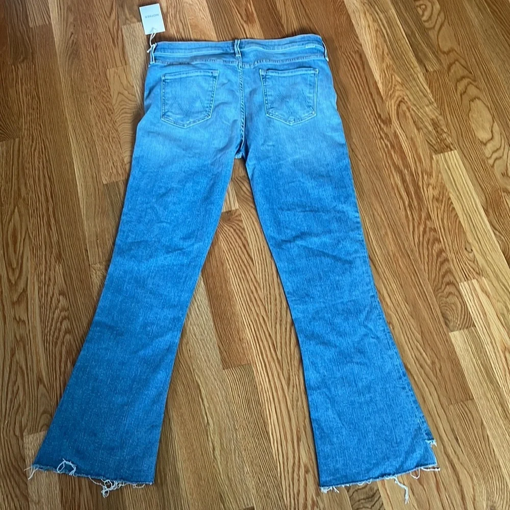 NWT MOTHER The Runaway Step Fray Kiss and Make Up size 34 - Picture 16 of 16